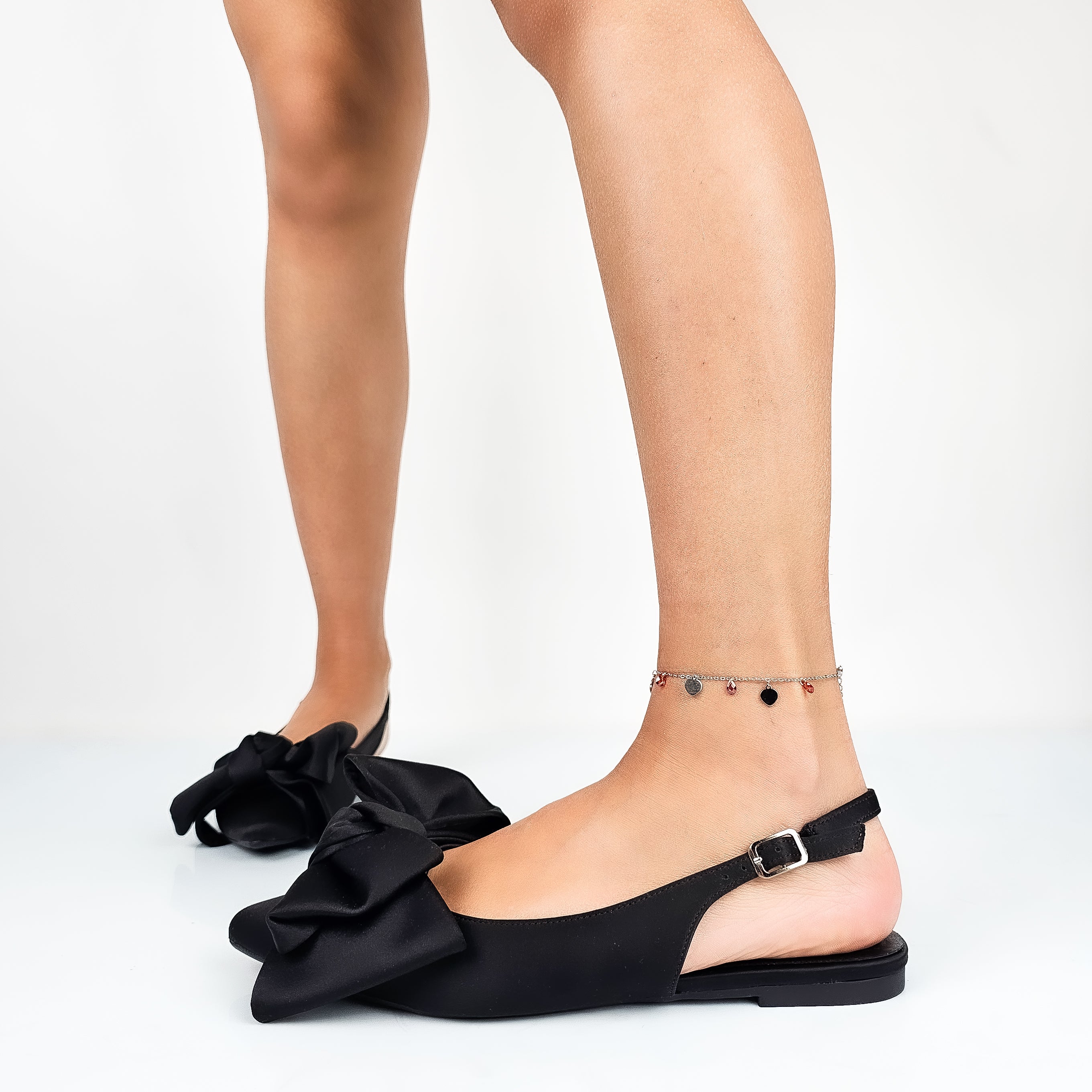 Kalifa - Ballerine Slingback Con Fiocco