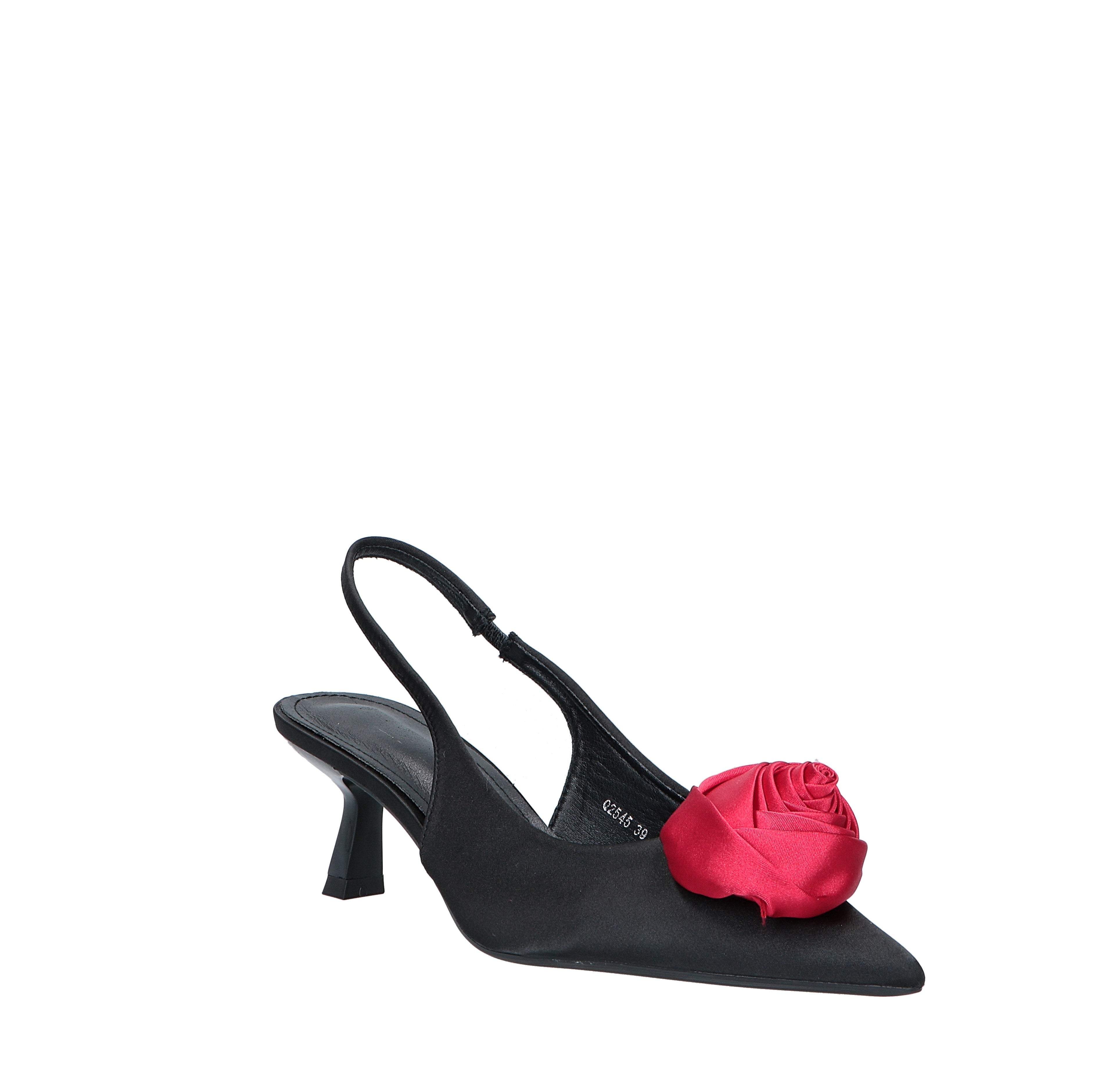Teresa - Decollette Raso Slingback