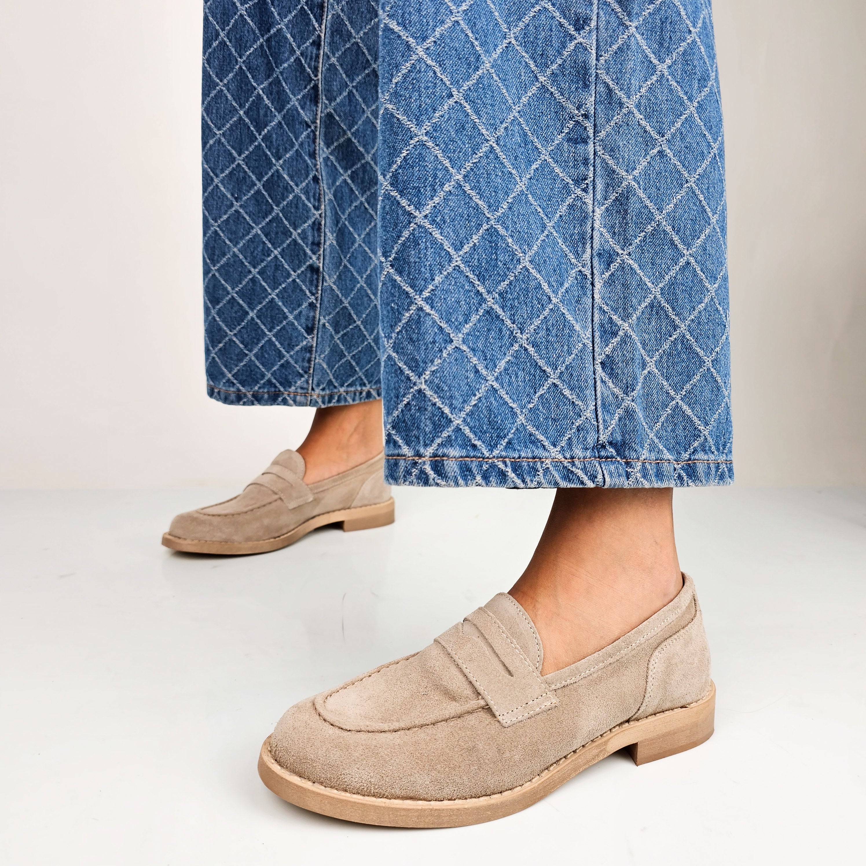Morgane - Mocassini Donna Vera Pelle Made In Italy
