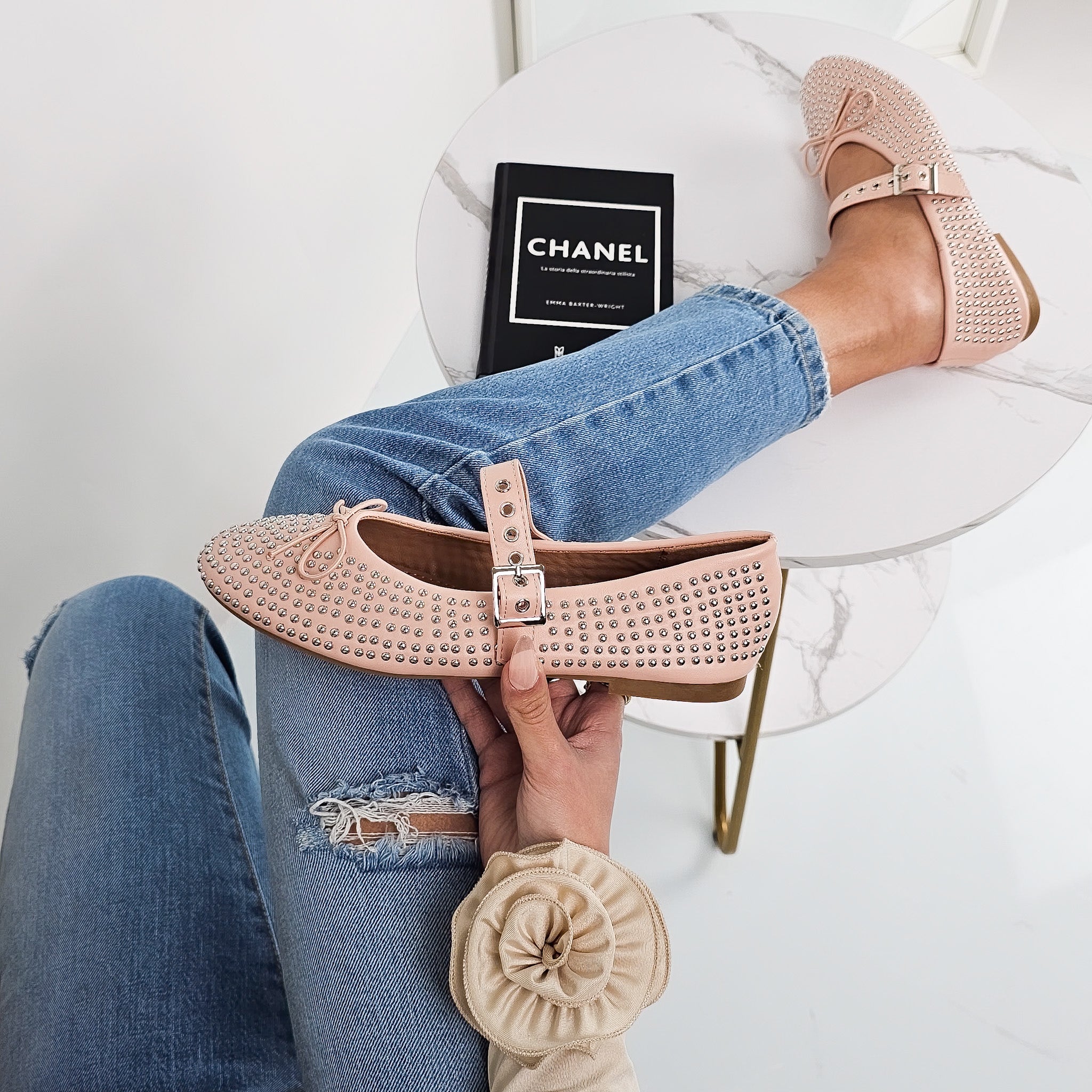 Jenny - Ballerine Con Borchie