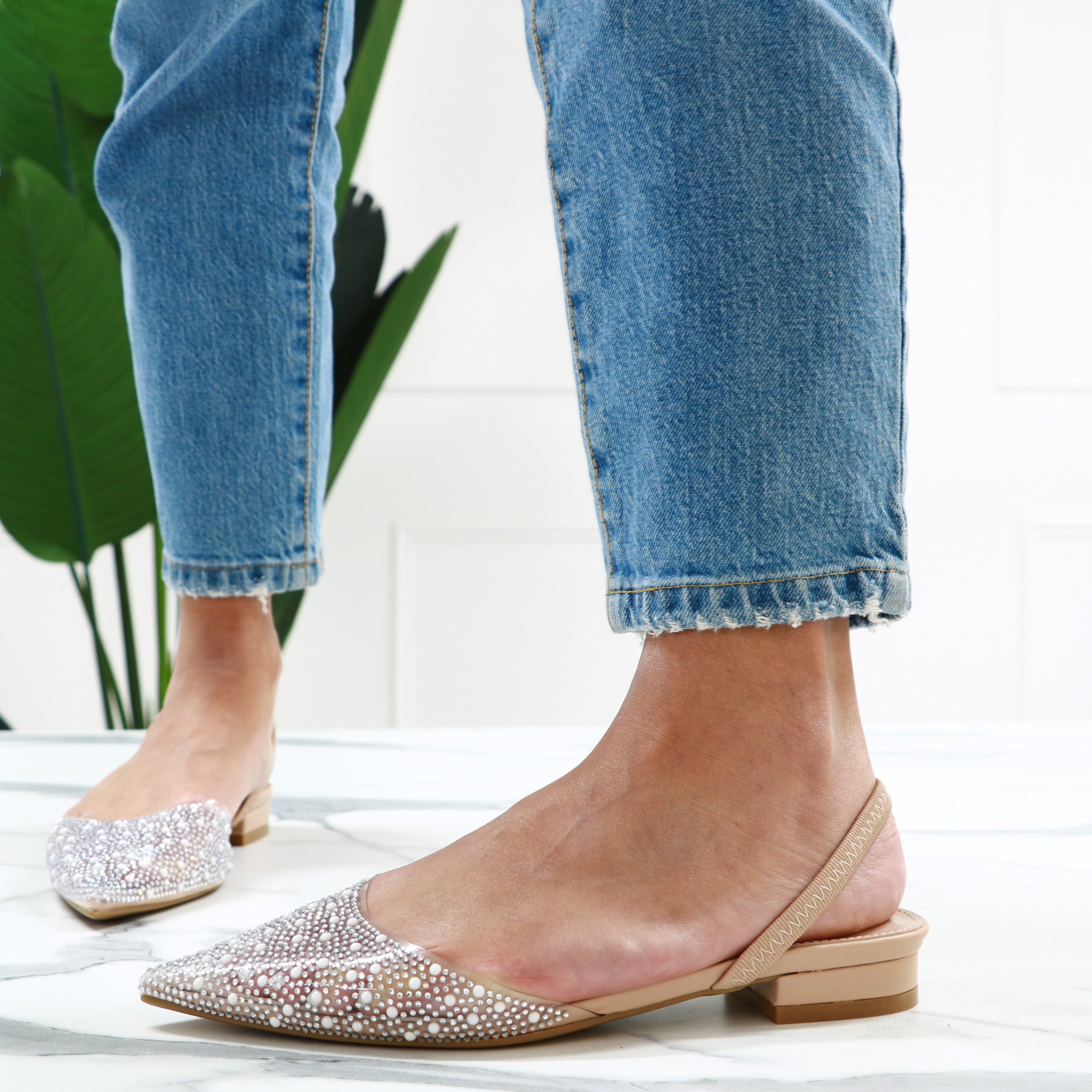 Giulia - Ballerine Slingback Trasparenti