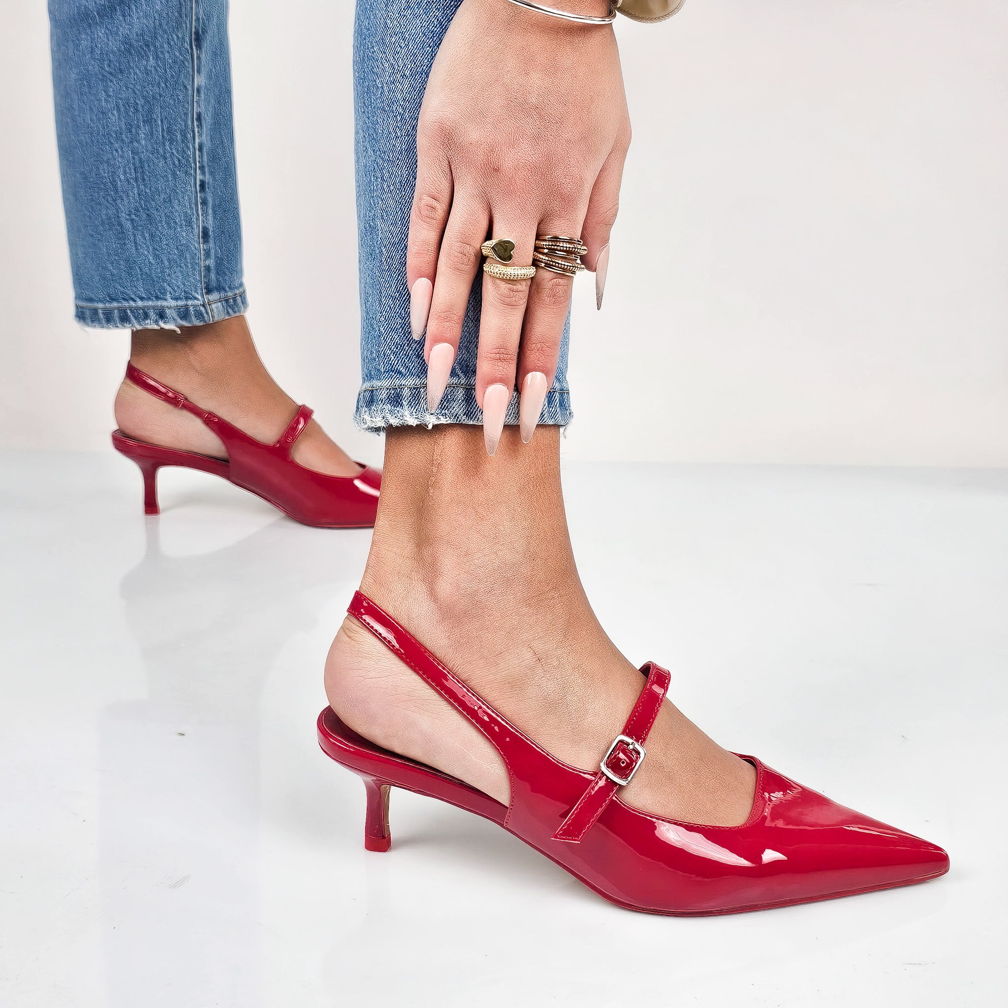 Jinnah - Decollette Slingback