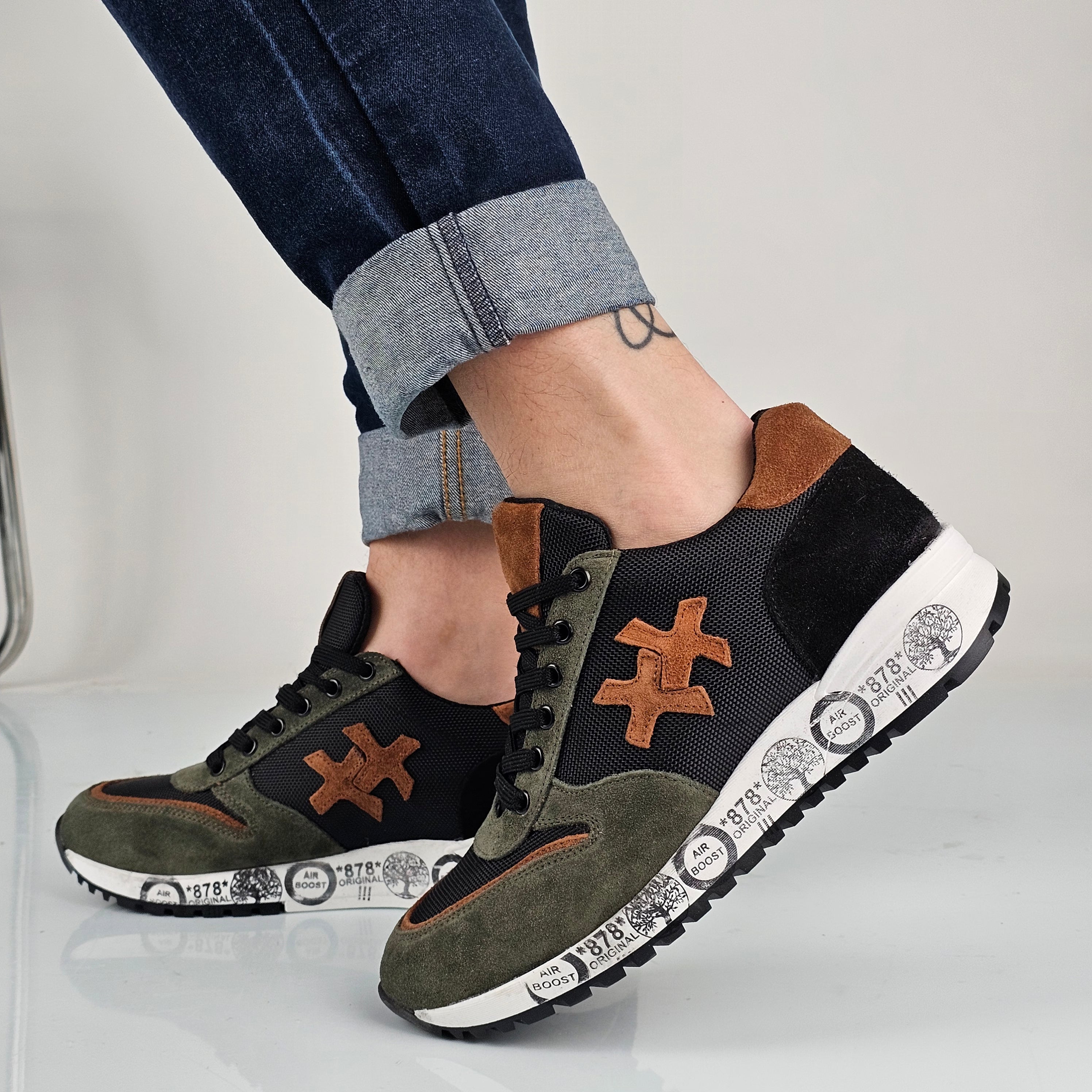 Marzio - Sneakers Uomo Vera Pelle Made In Italy