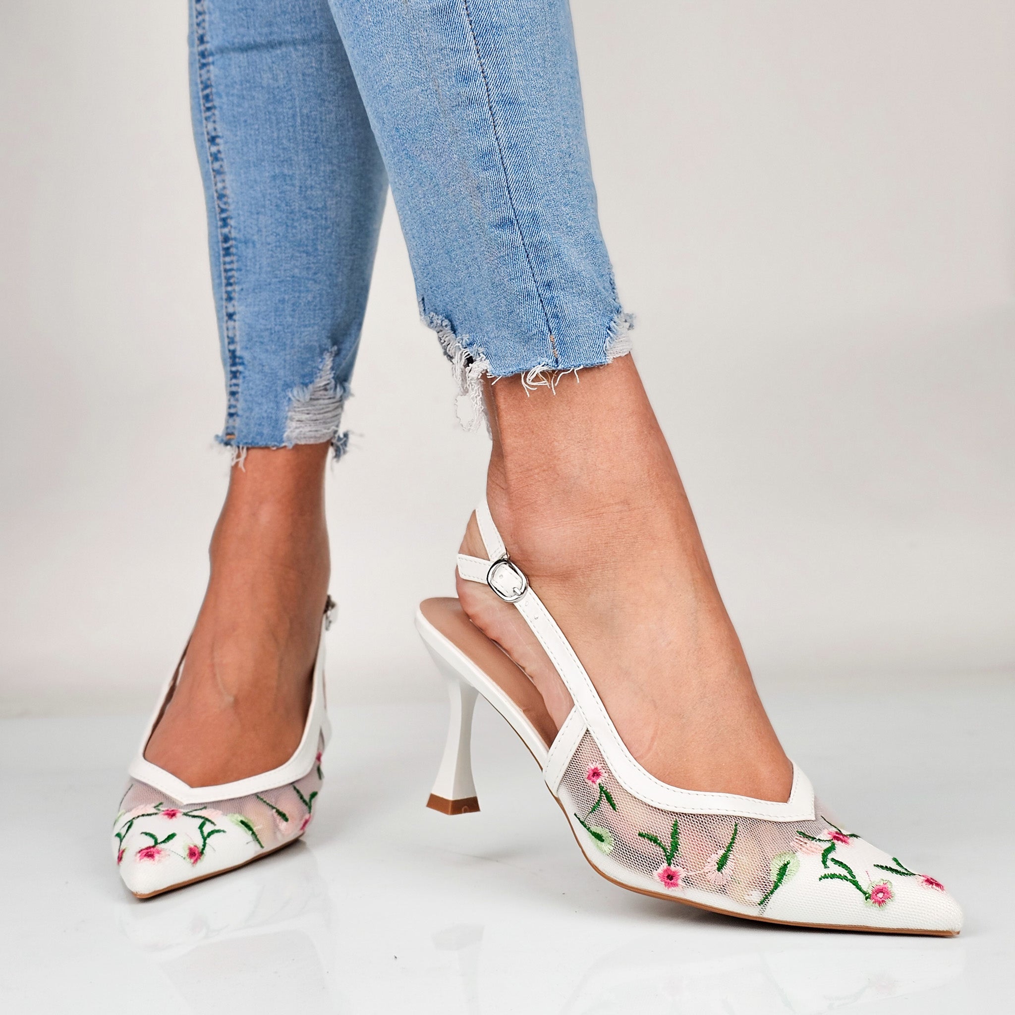 Arianna - Decollette Slingback Microrete