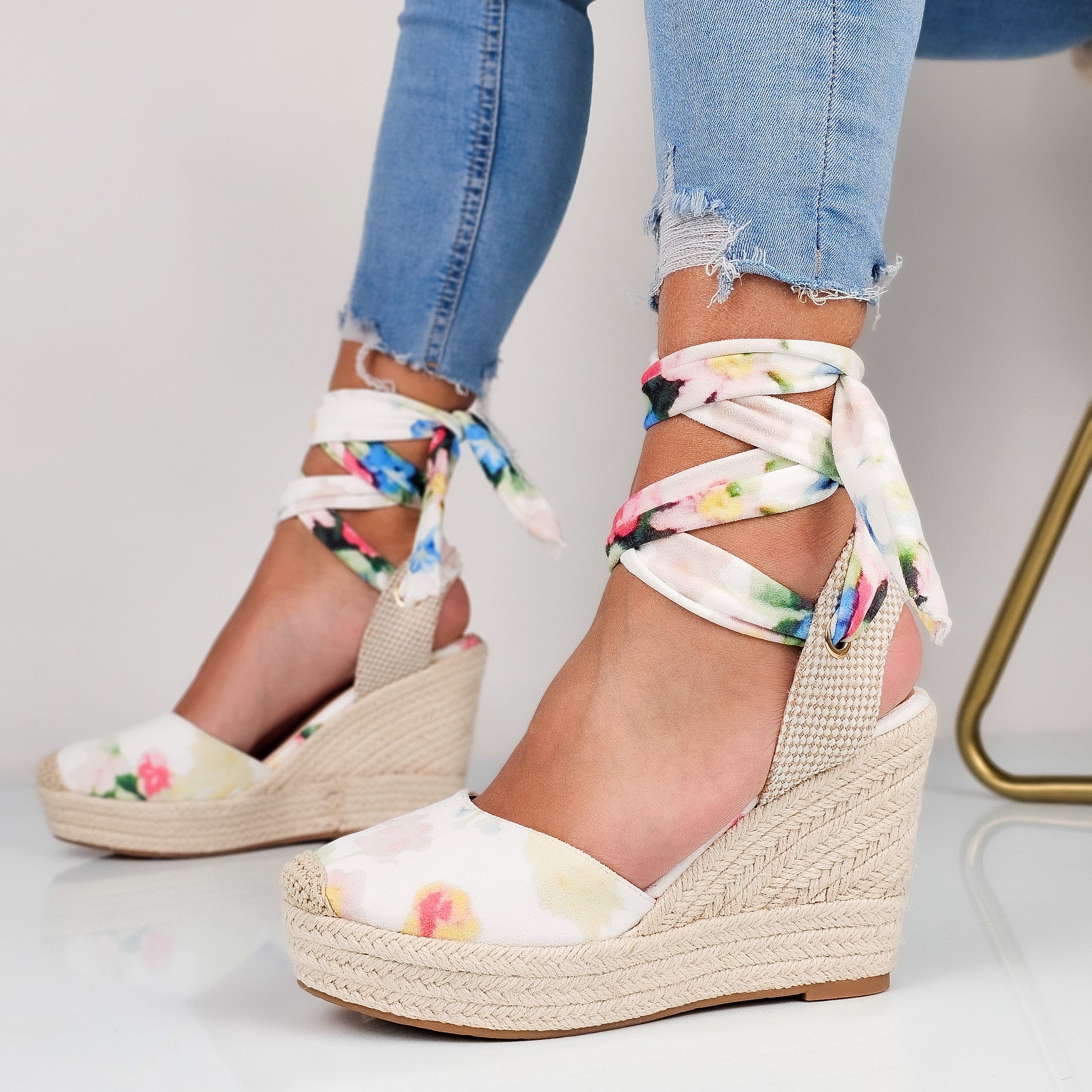 Amalie - Espadrillas Con Zeppa-
