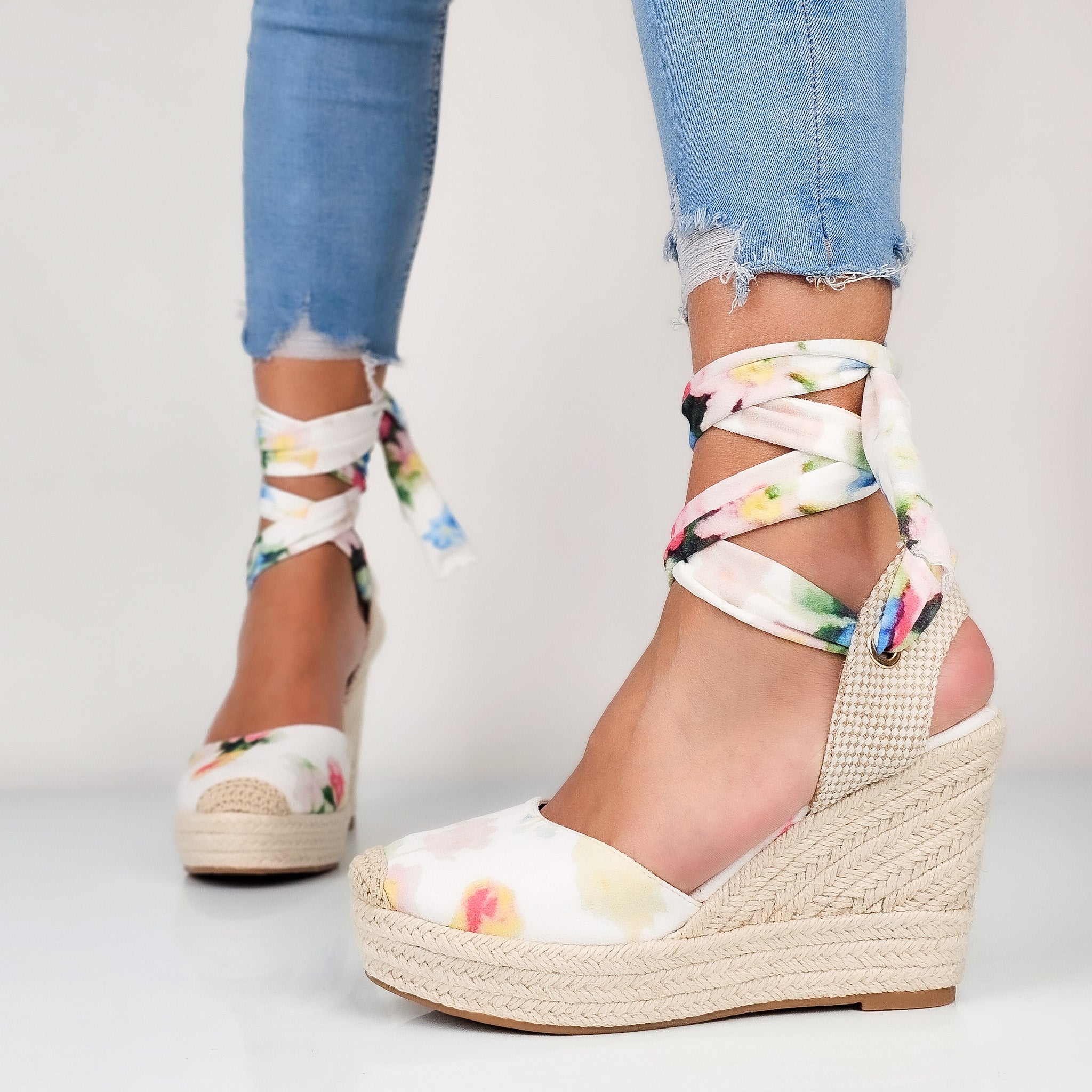 Amalie - Espadrillas Con Zeppa-