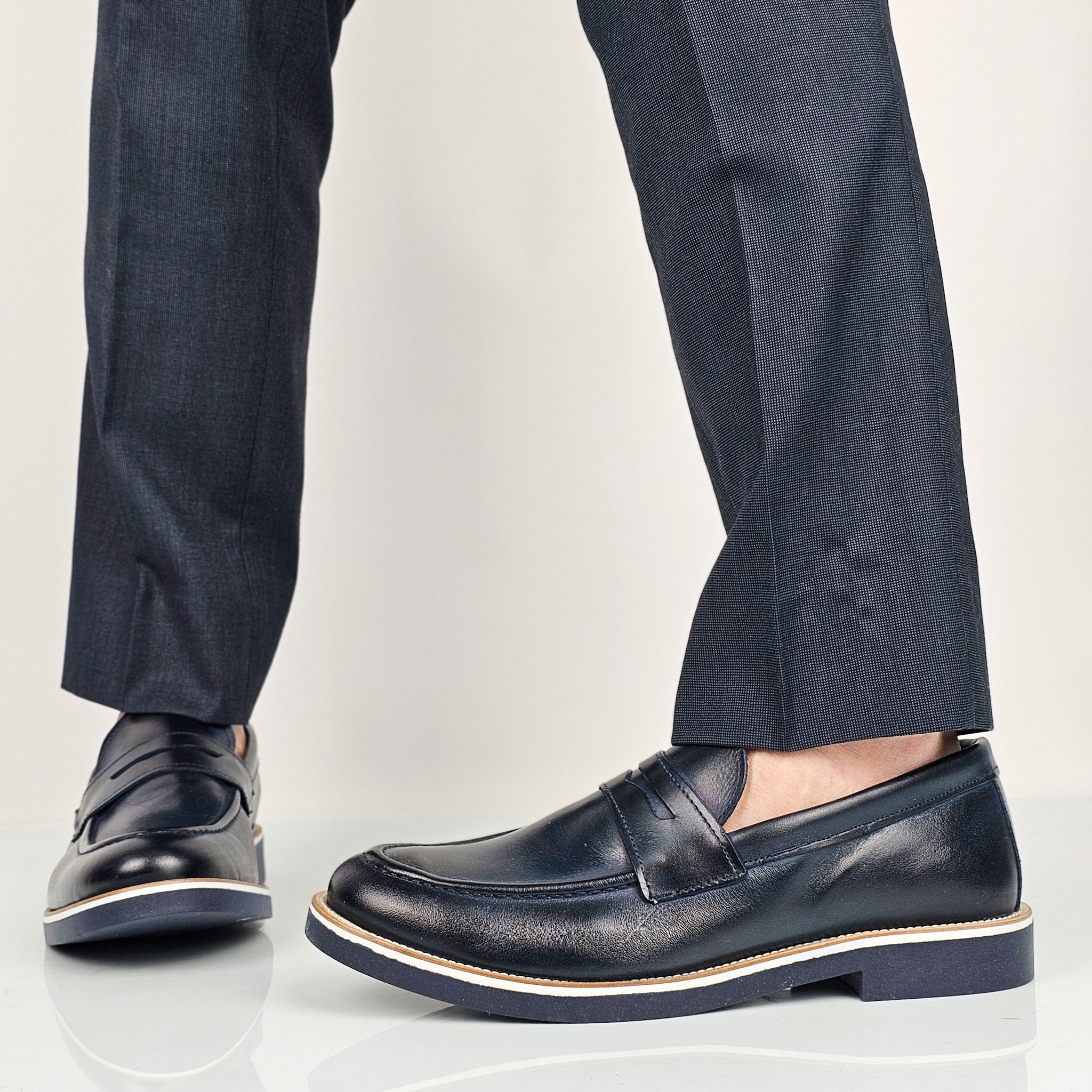 Stephan - Mocassini Uomo Vera Pelle Made In Italy