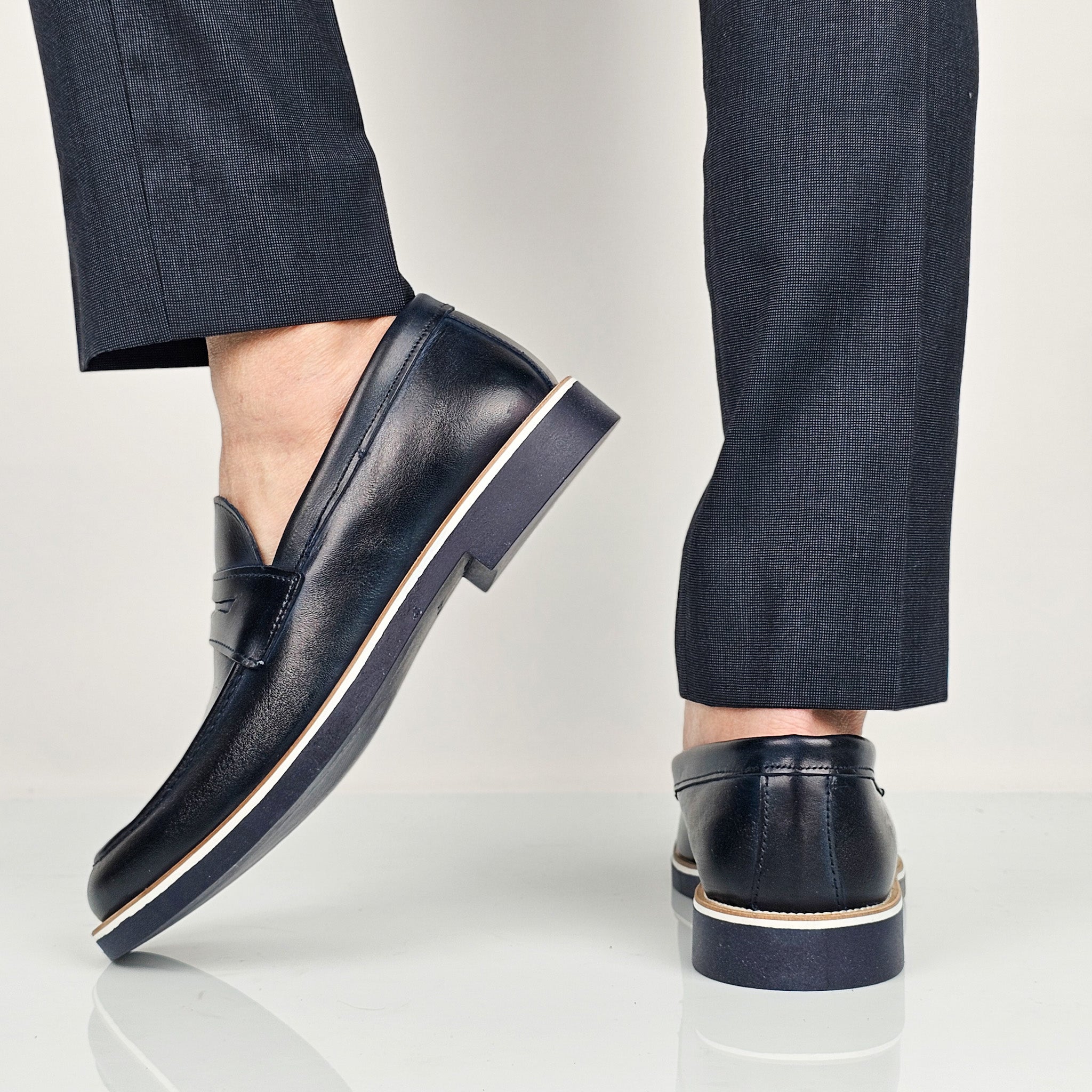 Stephan - Mocassini Uomo Vera Pelle Made In Italy