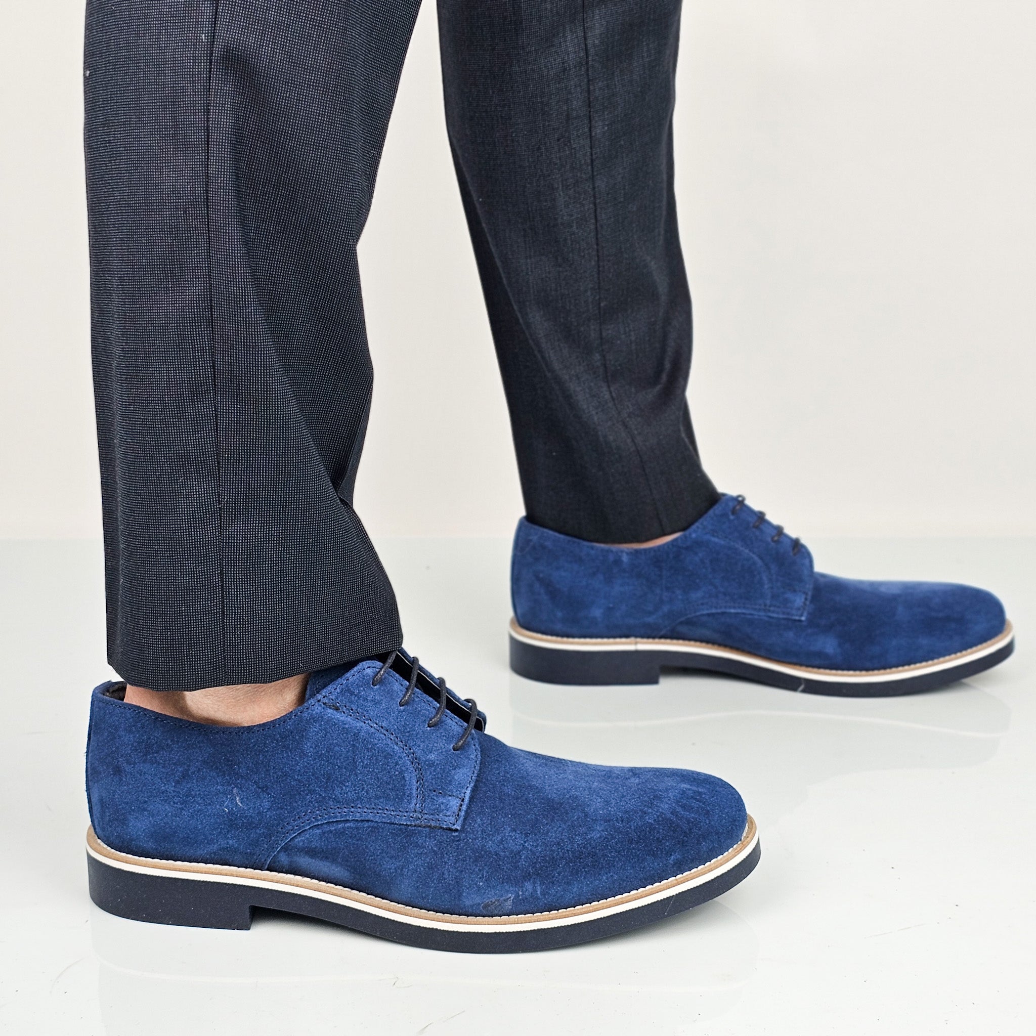 Maximiliam - Stringate Uomo Vera Pelle Made In Italy