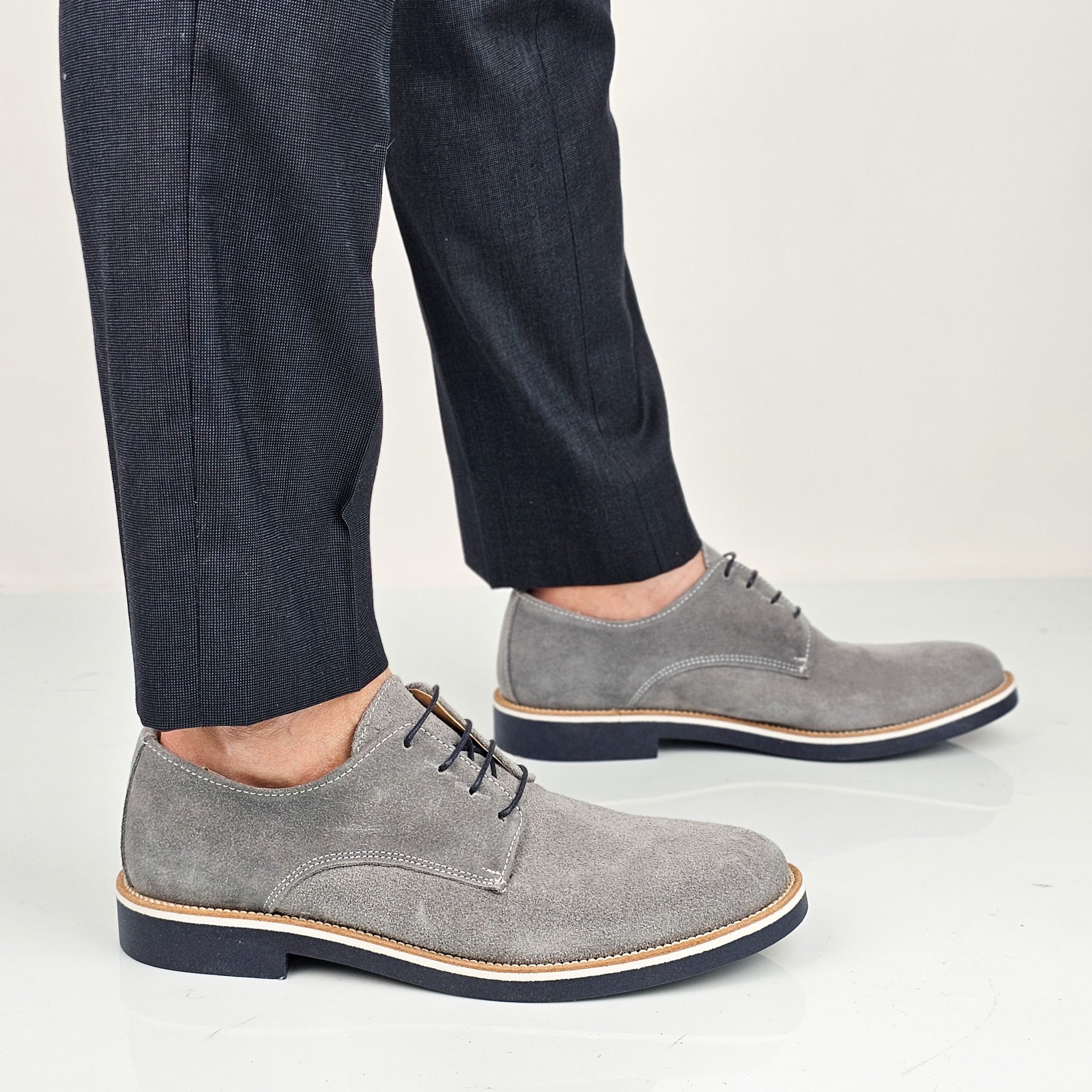 Maximiliam - Stringate Uomo Vera Pelle Made In Italy