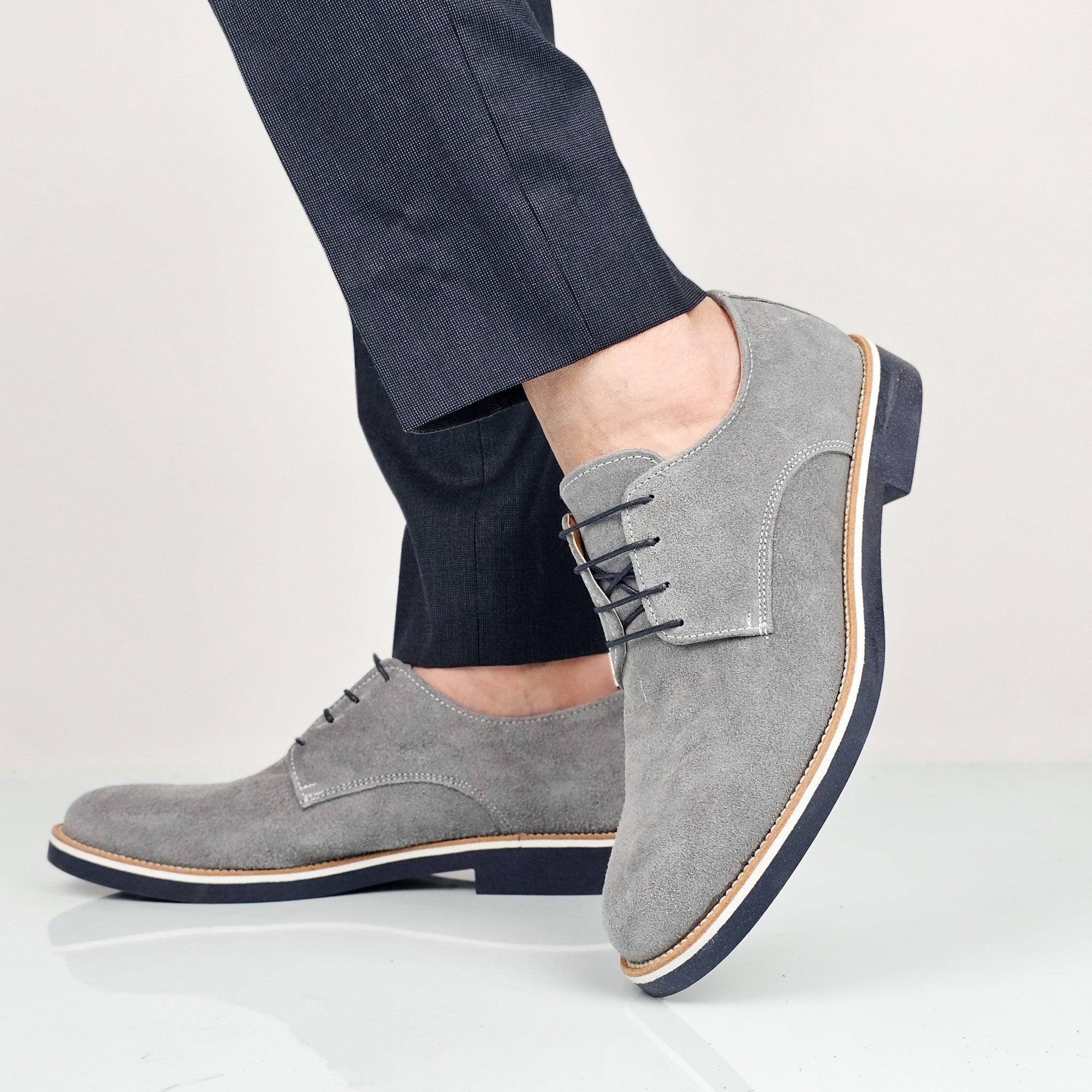 Maximiliam - Stringate Uomo Vera Pelle Made In Italy