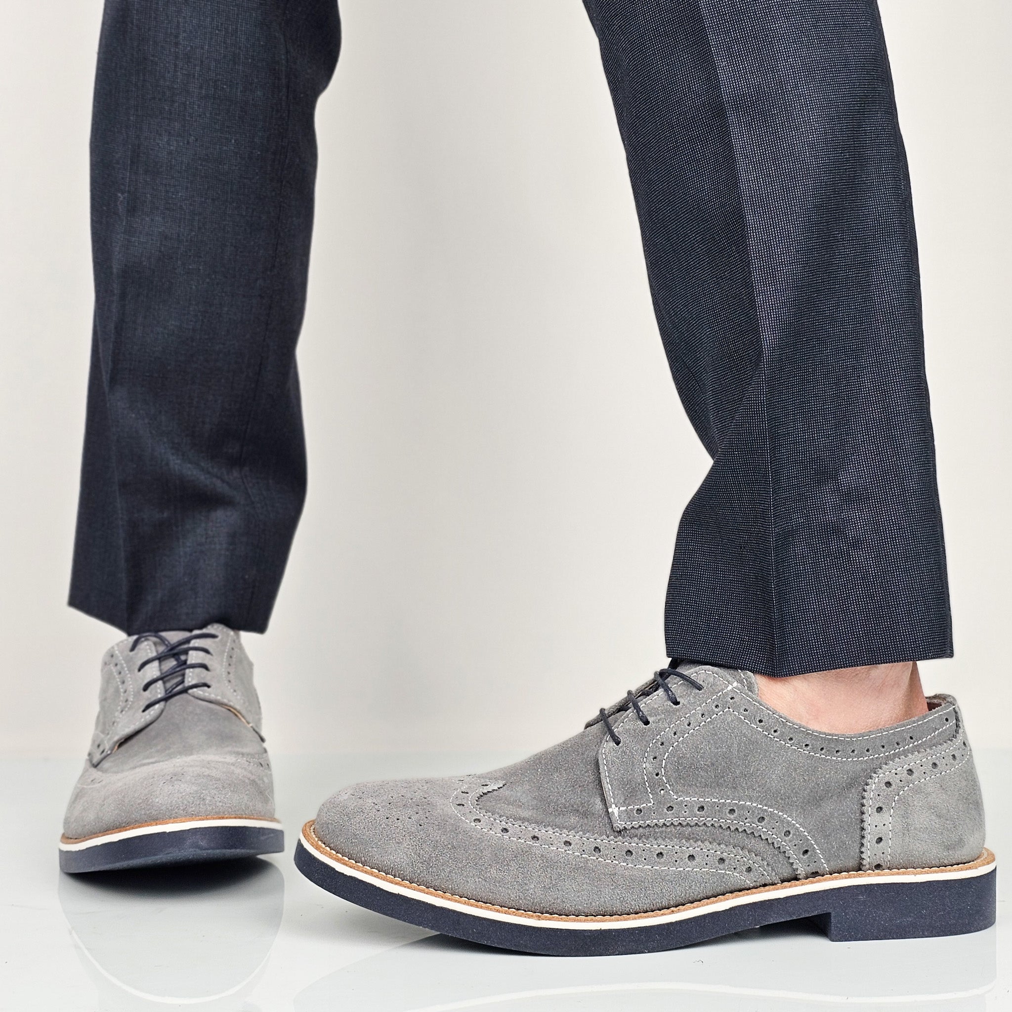 Aurelio - Stringate Uomo Vera Pelle Made In Italy