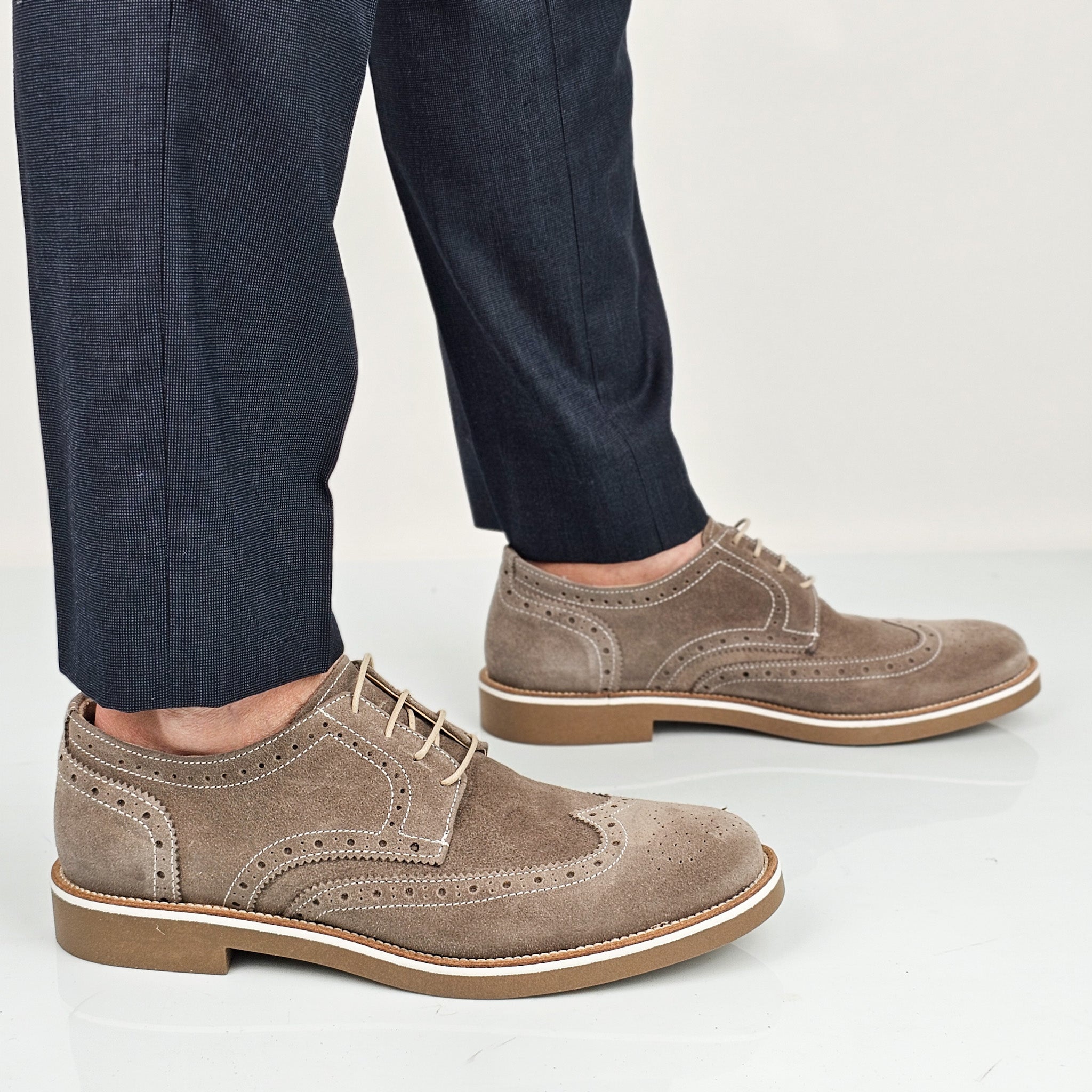Aurelio - Stringate Uomo Vera Pelle Made In Italy