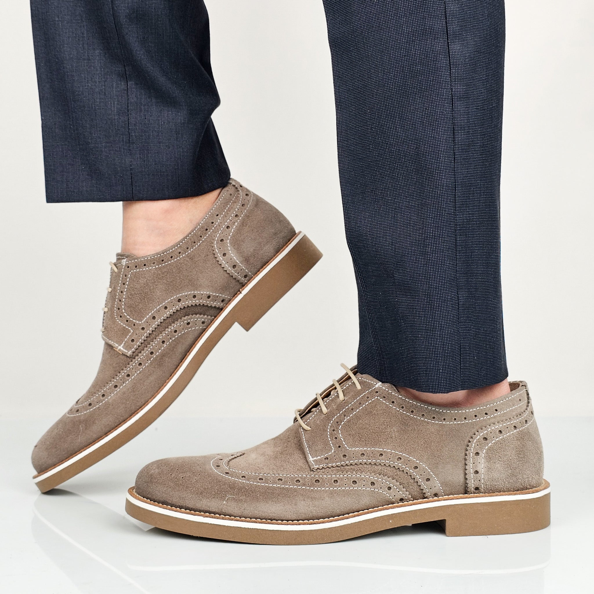 Aurelio - Stringate Uomo Vera Pelle Made In Italy