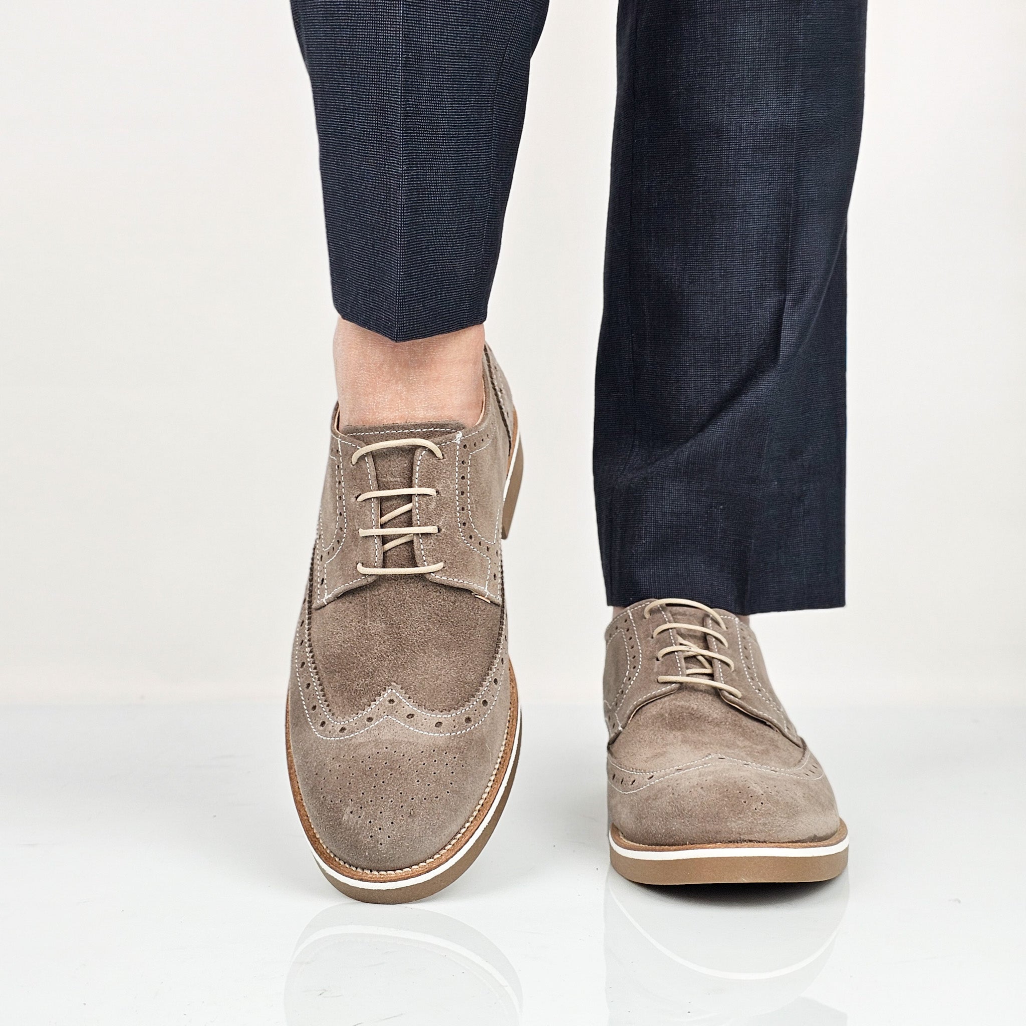 Aurelio - Stringate Uomo Vera Pelle Made In Italy