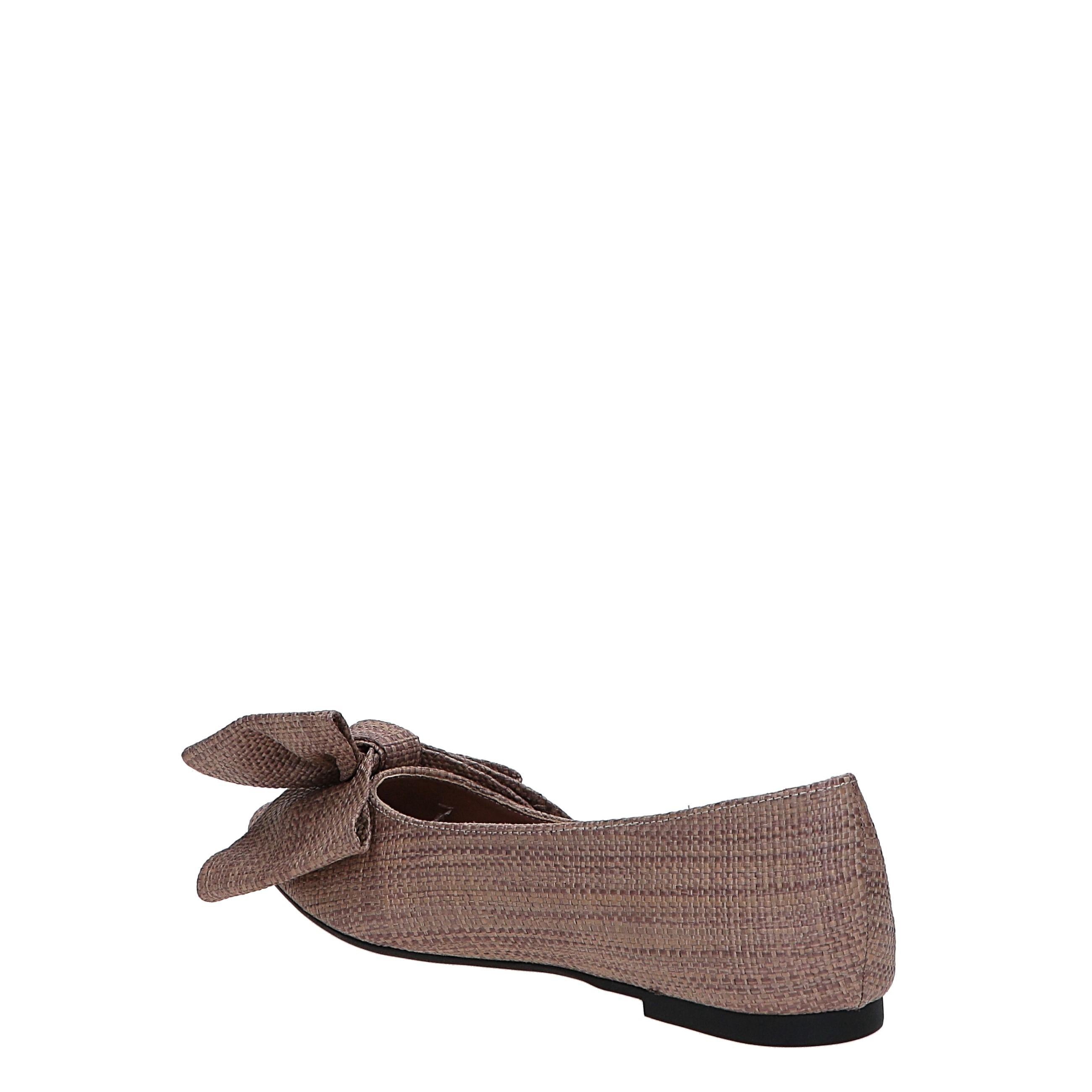 Jessica - Ballerine Donna In Fibra Con Fiocco