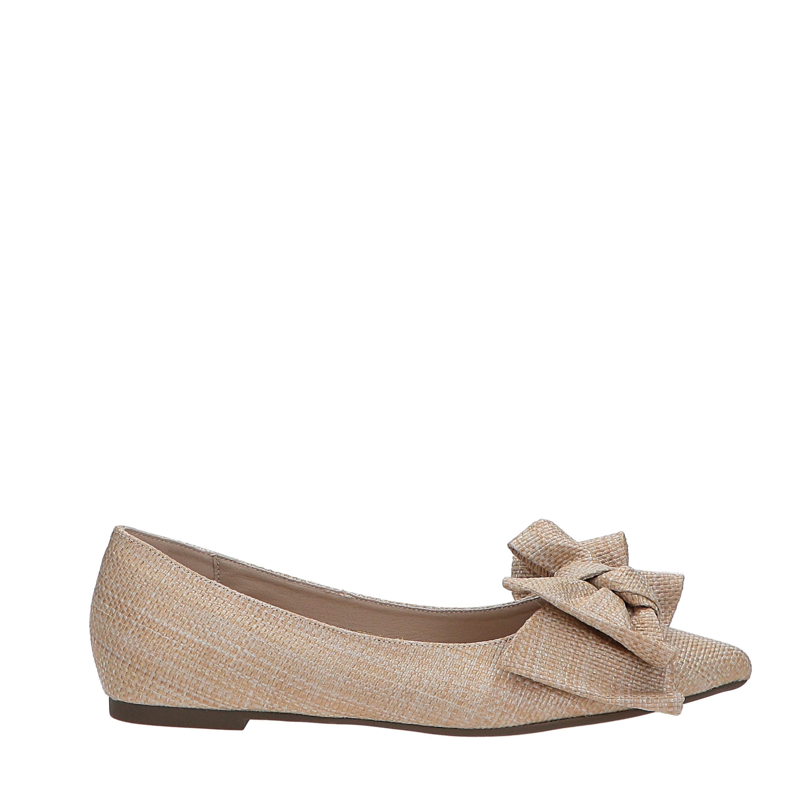 Jessica - Ballerine Donna In Fibra Con Fiocco