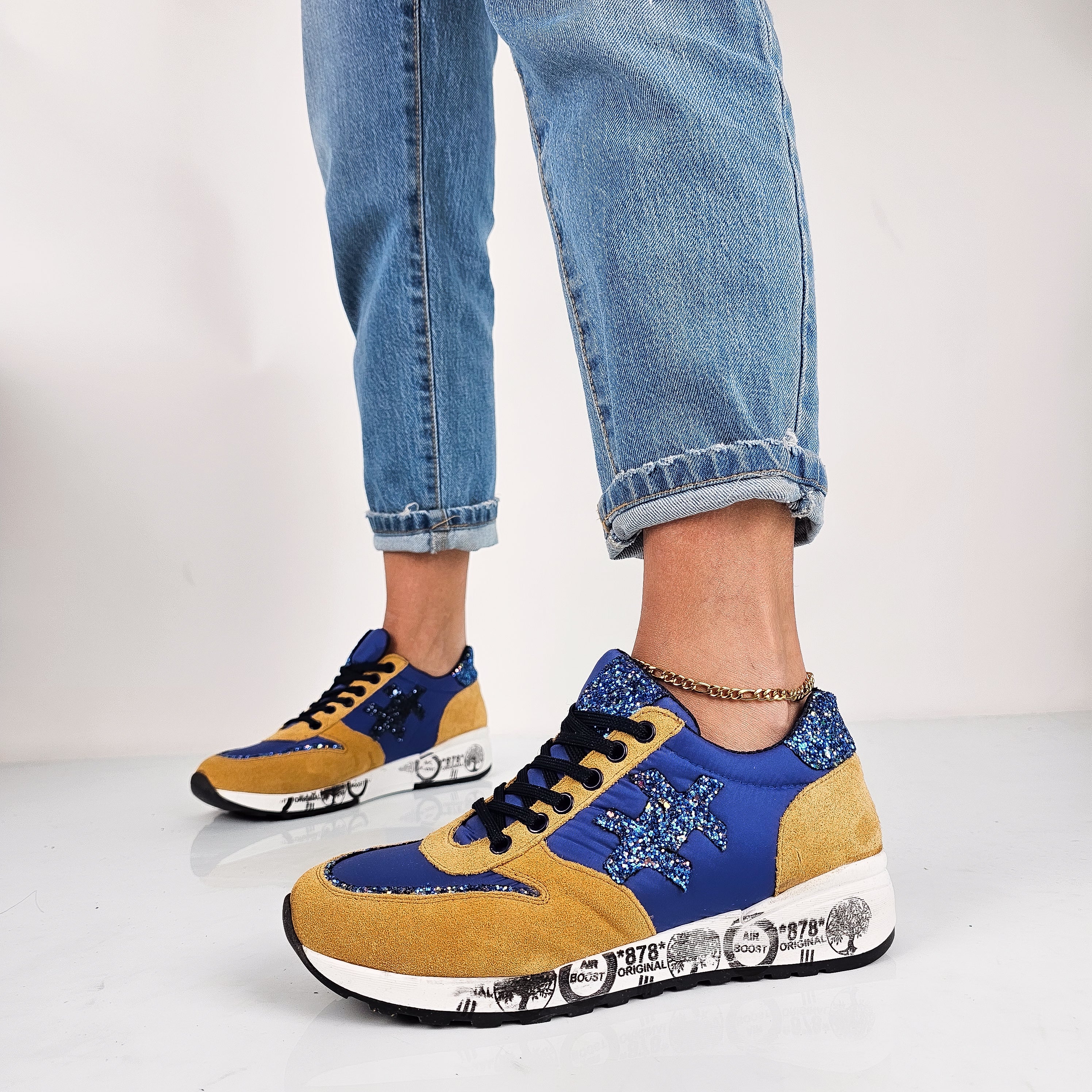Seraphine - Sneakers Donna Vera Pelle Made In Italy