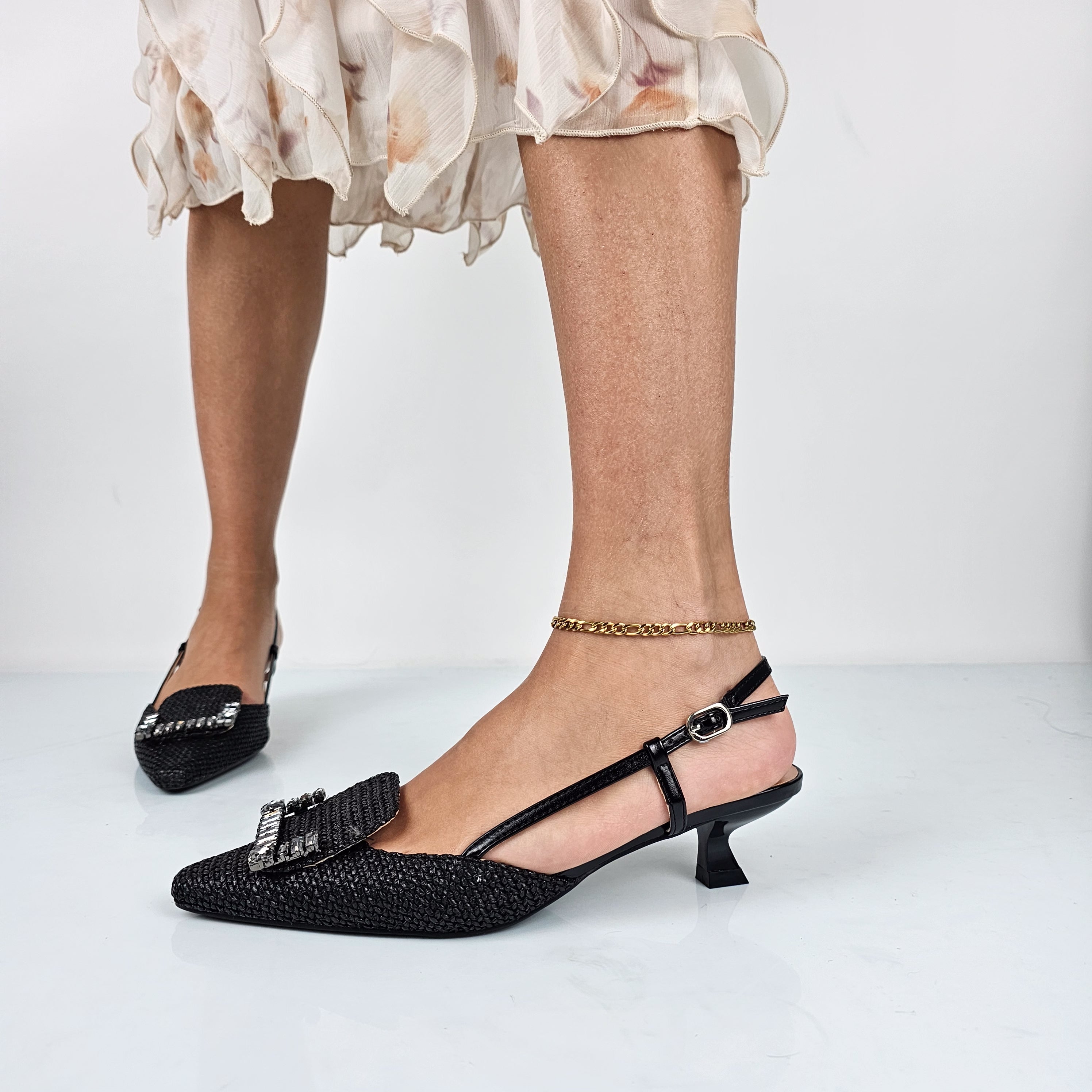 Anna - Decollette Slingback