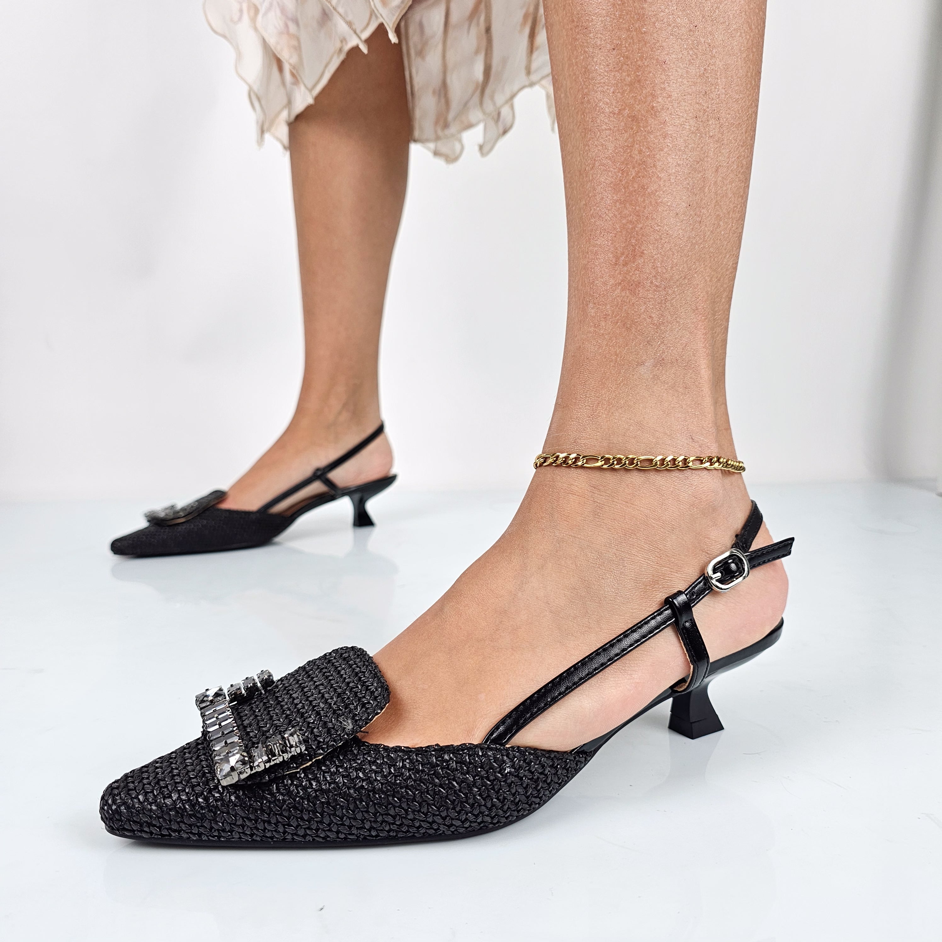 Anna - Decollette Slingback