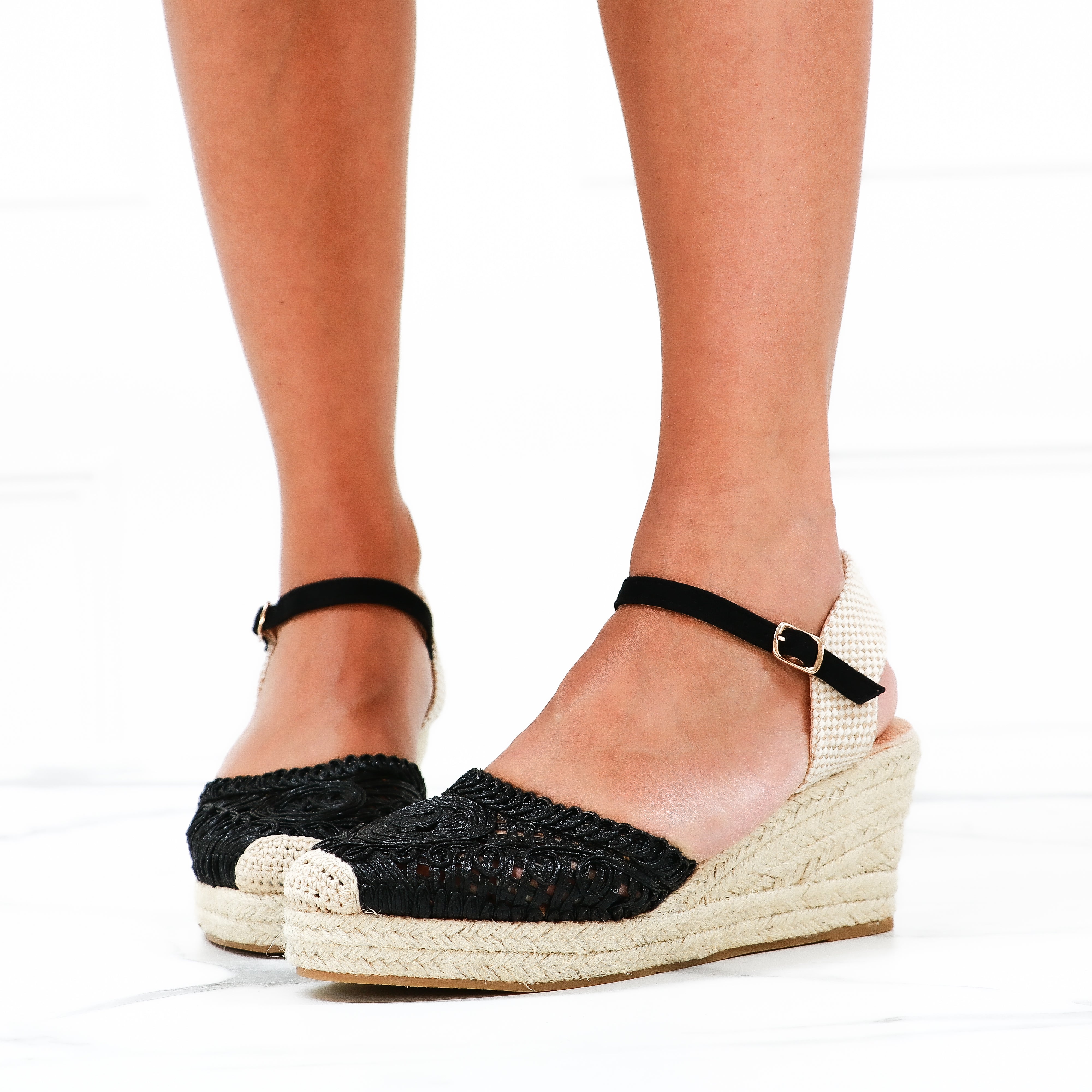 Edwige - Sandali Espadrillass Con Zeppa