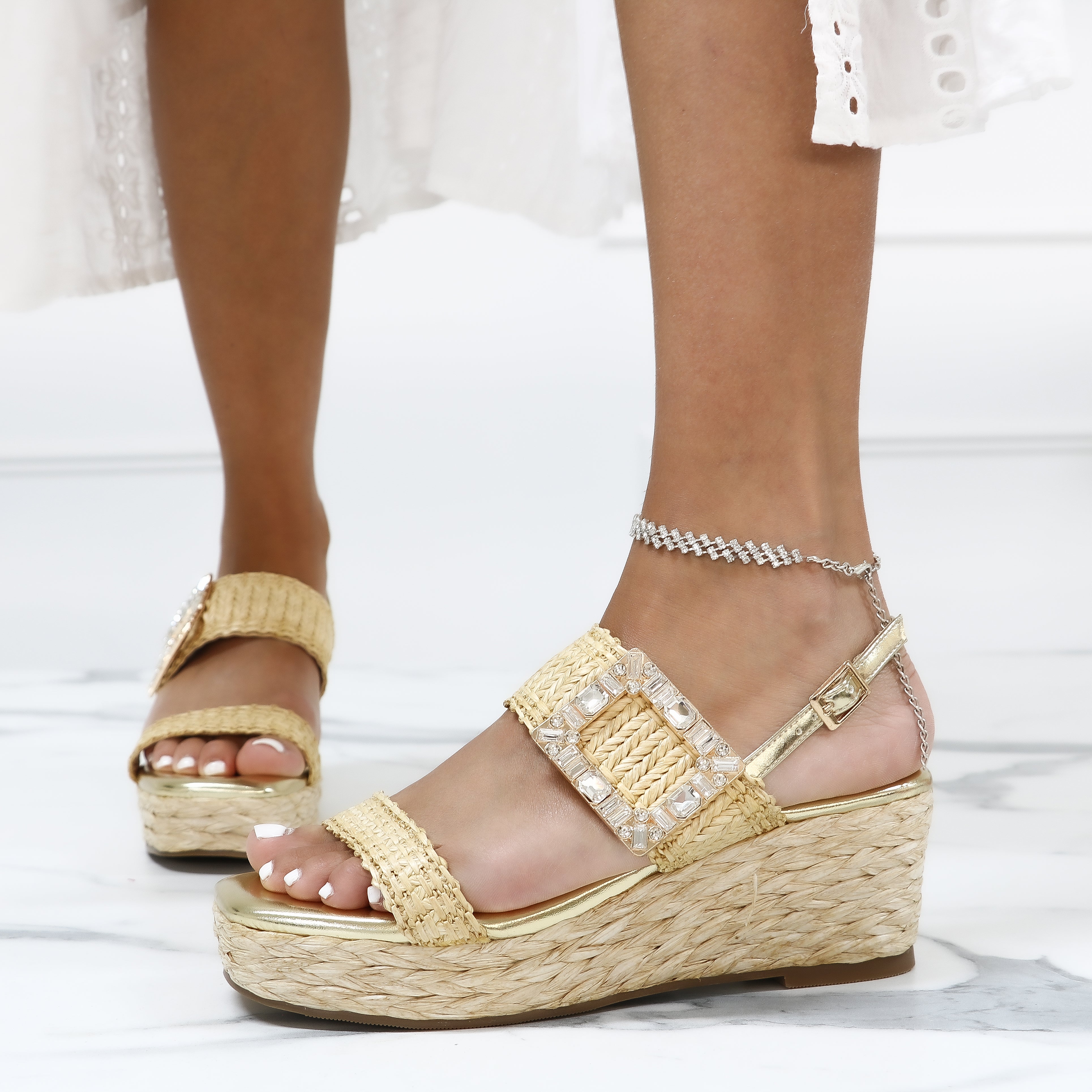 Brielle - Sandali Donna Con Zeppa