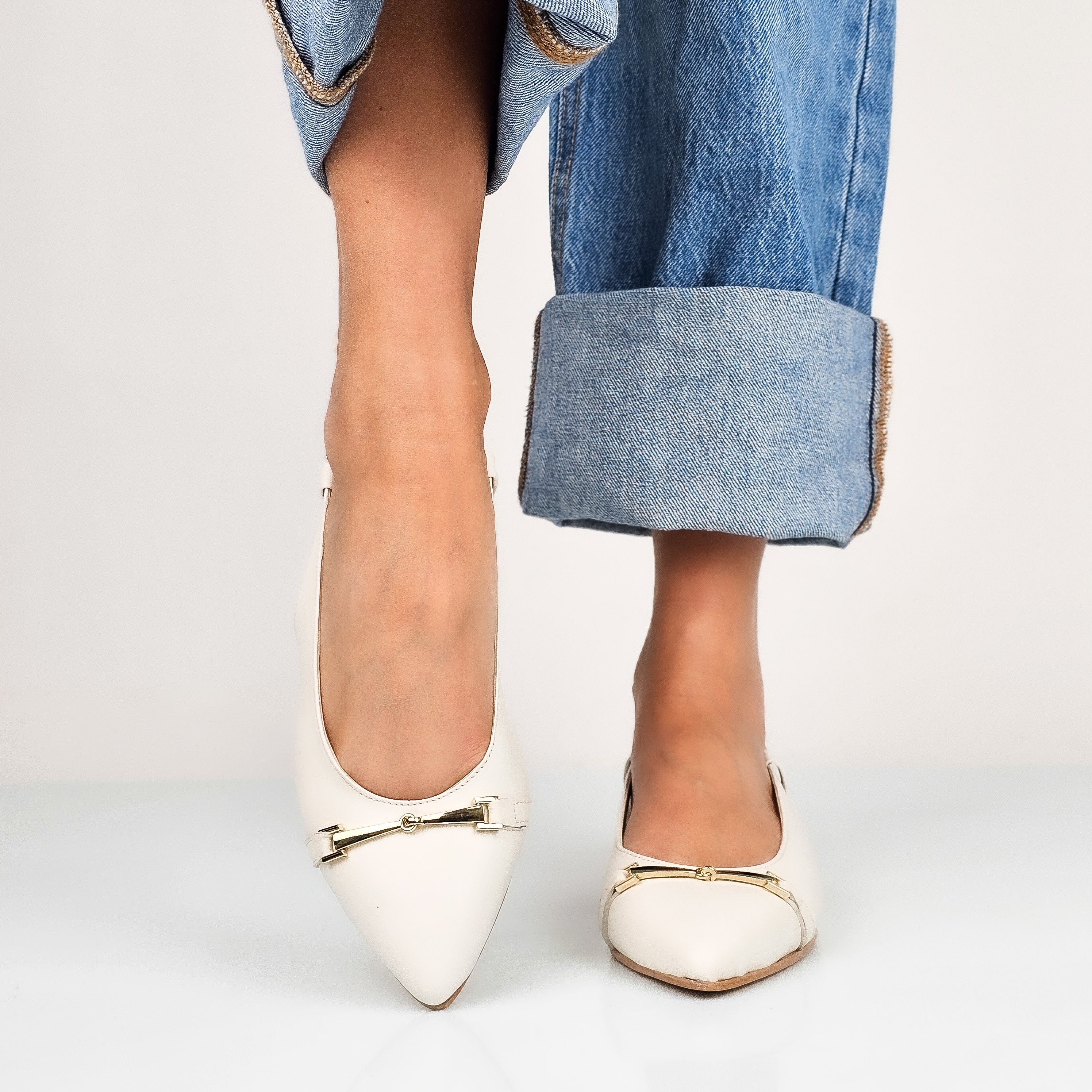 Estela - Ballerine Slingback In Vera Pelle Made In Italy