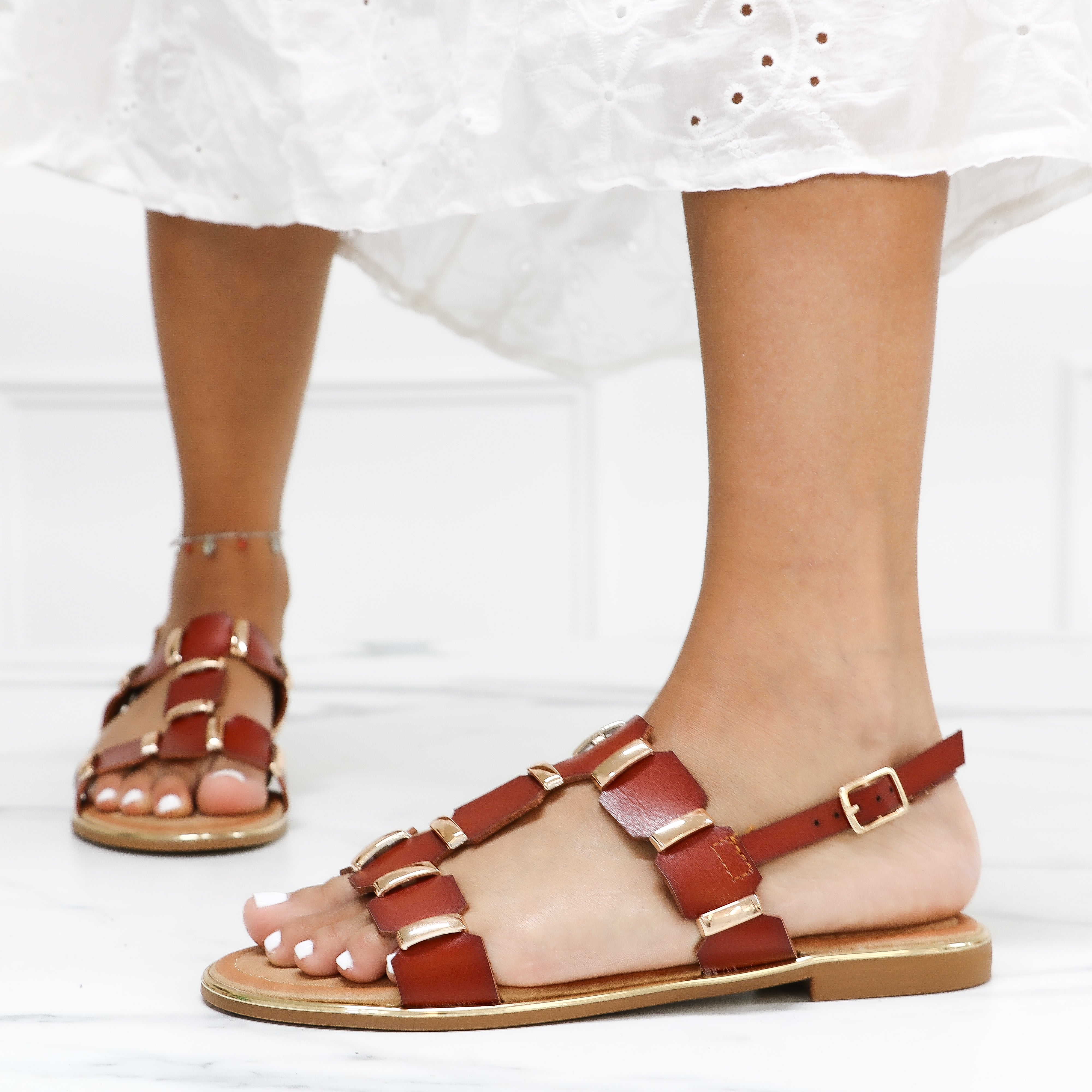 Paola - Sandali Donna Flatform